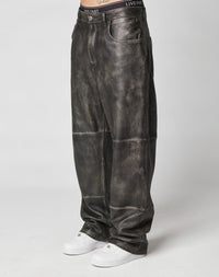 Baggy Leather Pants