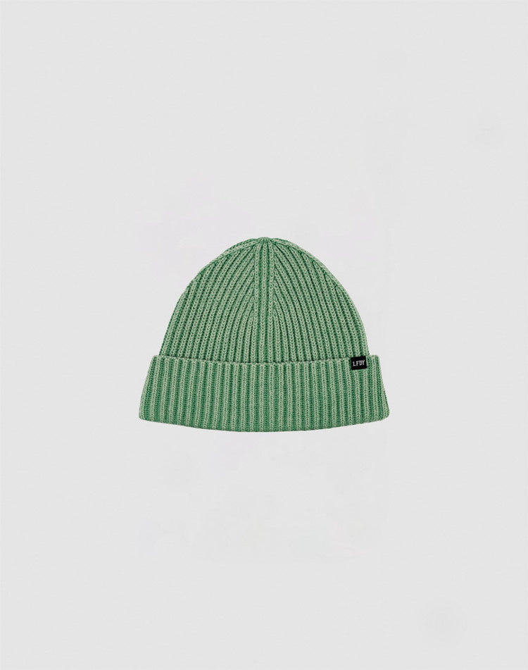 Washed Rib Knit Beanie