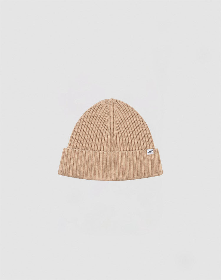 Washed Rib Knit Beanie