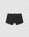 LIVE FAST DIE YOUNG Live Fast Trunks (2 Pack): Black regular-fit boxer briefs with a white waistband featuring LIVE FAST in black text, shown on a light gray background.