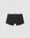 LIVE FAST DIE YOUNG Live Fast Trunks (2 Pack): Black regular-fit boxer briefs with a white waistband featuring LIVE FAST in black text, shown on a light gray background.