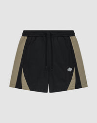 Striped Mesh Shorts