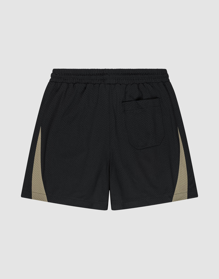 Striped Mesh Shorts