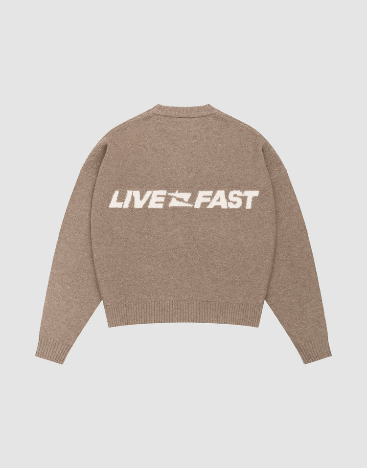 Live Fast Boucle Sweater