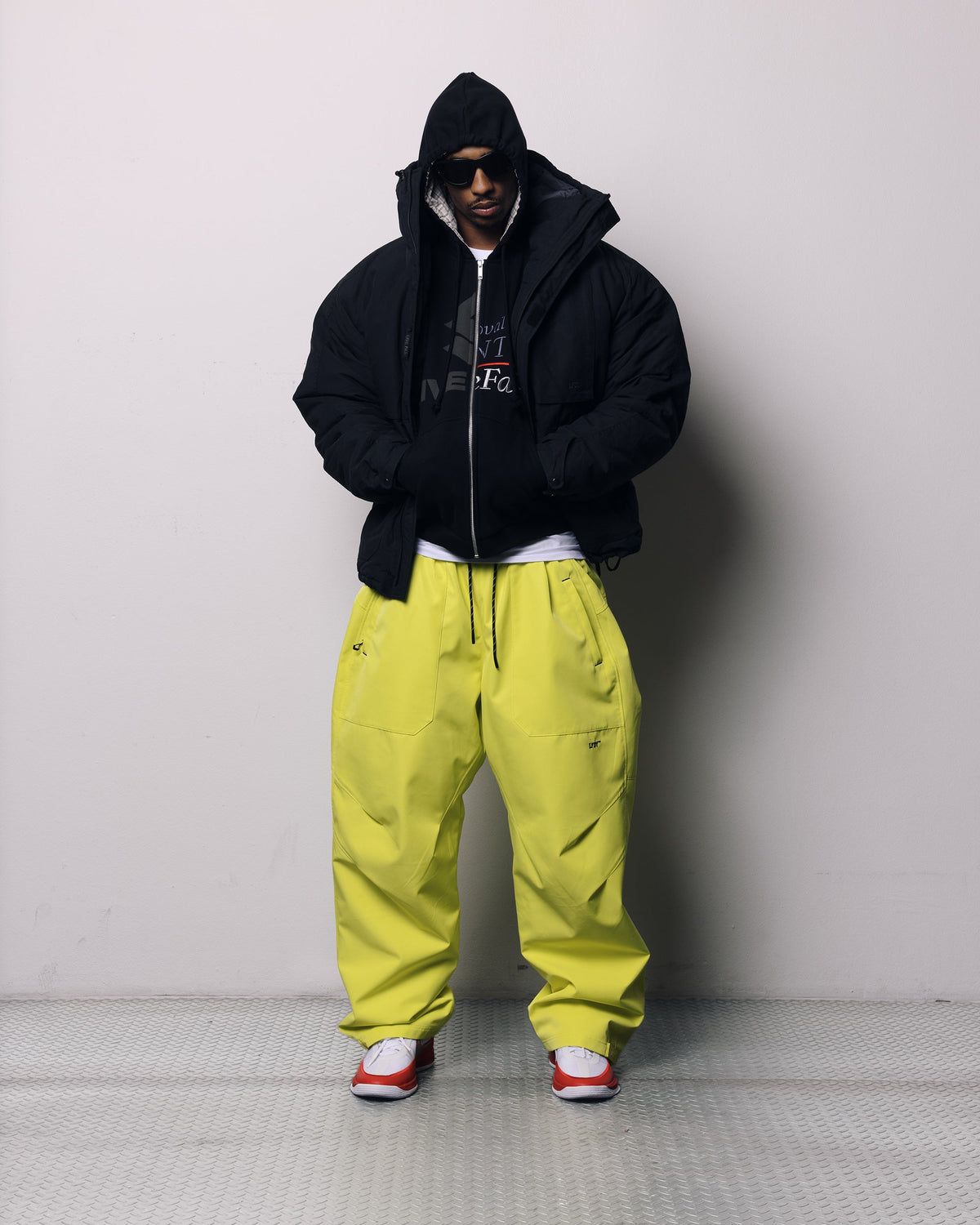 Split Hooded Jacket