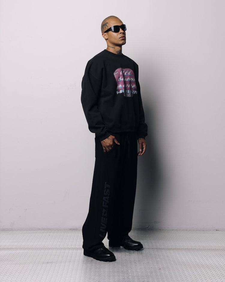 Live Fast Boucle Pants
