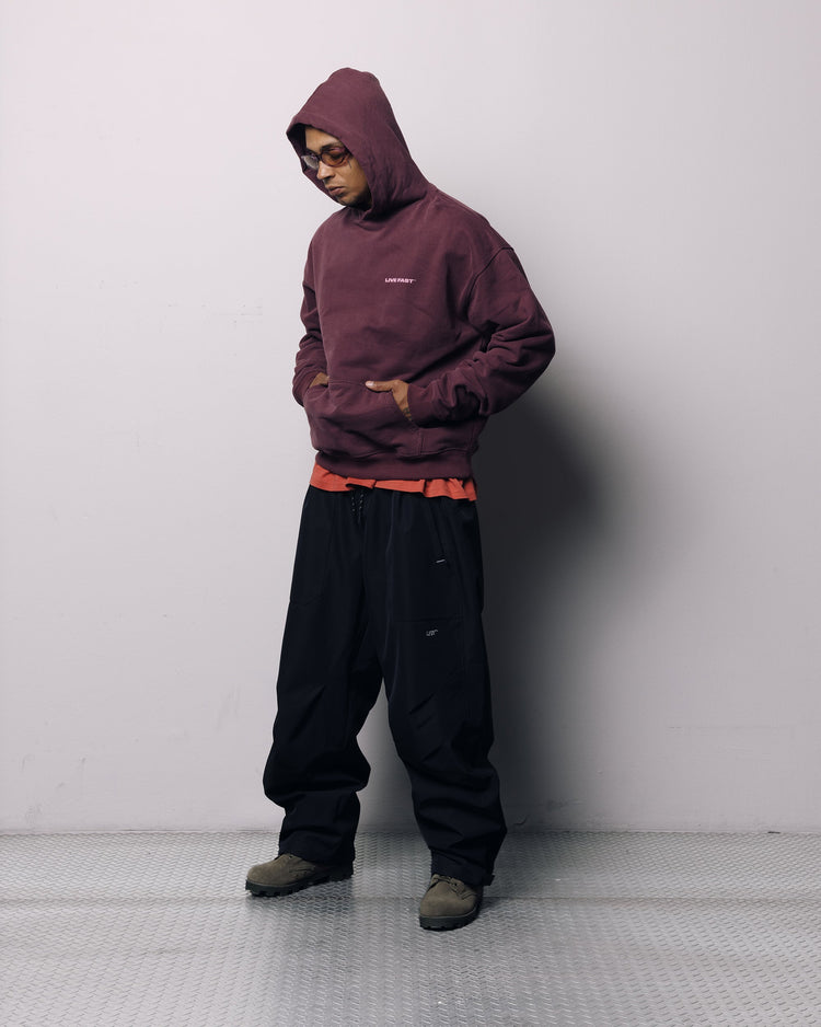 Live Fast Plain Hooded