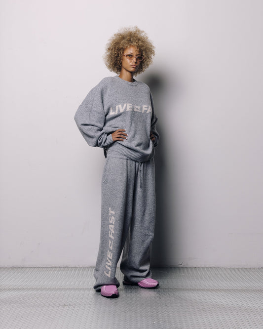 Live Fast Boucle Pants