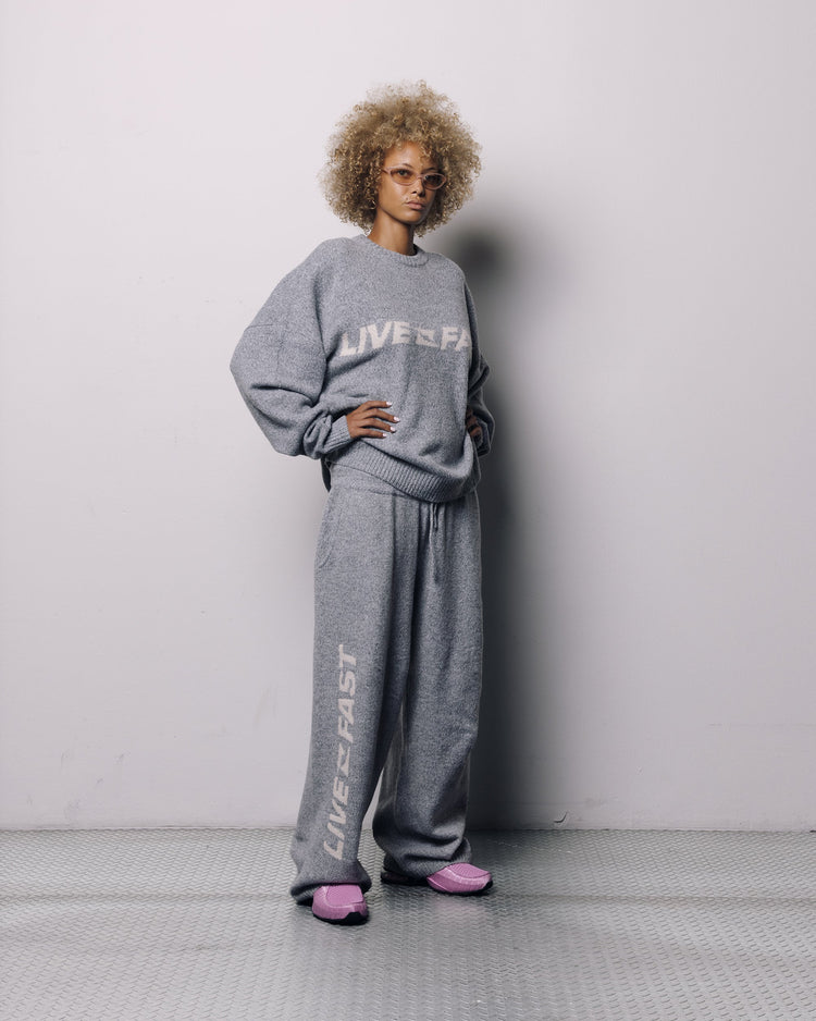 Live Fast Boucle Pants