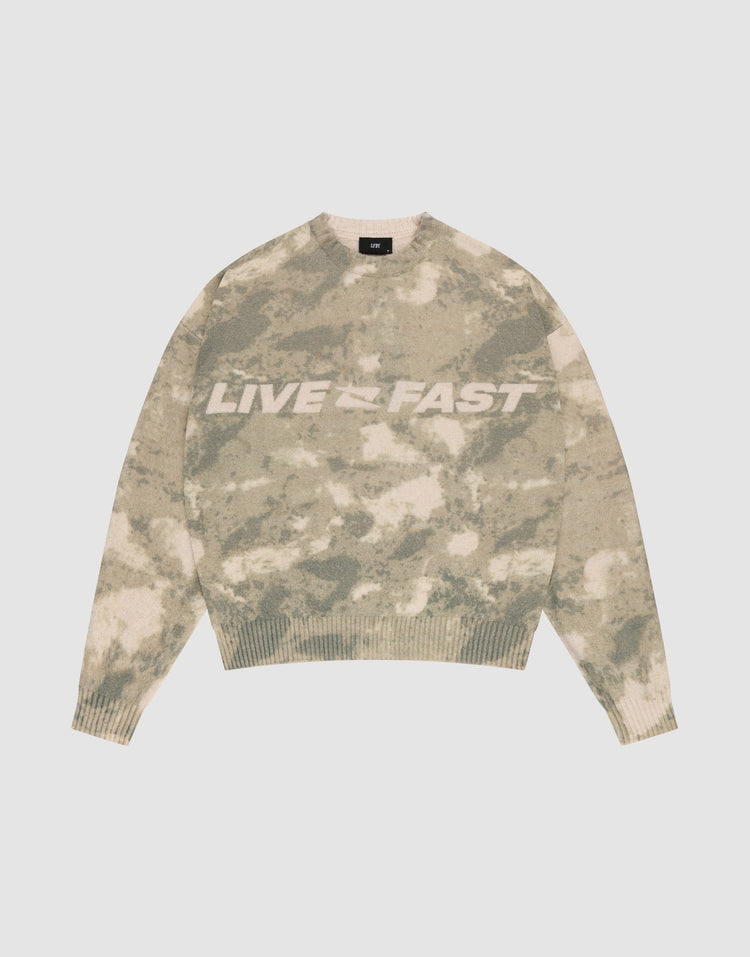Live Fast Boucle Sweater