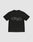 The LFDY Sphere Tee by LIVE FAST DIE YOUNG is a black oversized short-sleeve t-shirt made from 100% Baumwolle, featuring bold "LIVE FAST" text in a large oval graphic with a dark, slightly shiny design on light gray.