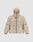 The Live Fast Nylon Jacket by LIVE FAST DIE YOUNG features translucent beige nylon, a transparent outer layer, black zipper details, black hood drawstrings, and visible seam lines, shown on a plain light gray background.