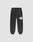 The LFDY 40 Wide Cuff Jogger by LIVE FAST DIE YOUNG features an oversized fit, elastic cuffs and waistband, white “40” graphic with small text near the left pocket, zip side pockets, and is made from cotton. Shown on a plain light gray background.