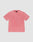 The Basic Evidence Tee by LIVE FAST DIE YOUNG is a short-sleeve, faded pink crewneck T-shirt with small white text on the left chest, made from 100% Baumwolle and shown on a light background.