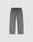 The LIVE FAST DIE YOUNG Basic Wide Jogger features a gray, wide-fit straight-leg design with an elastic waistband and a single back pocket, displayed flat on a plain light gray background.