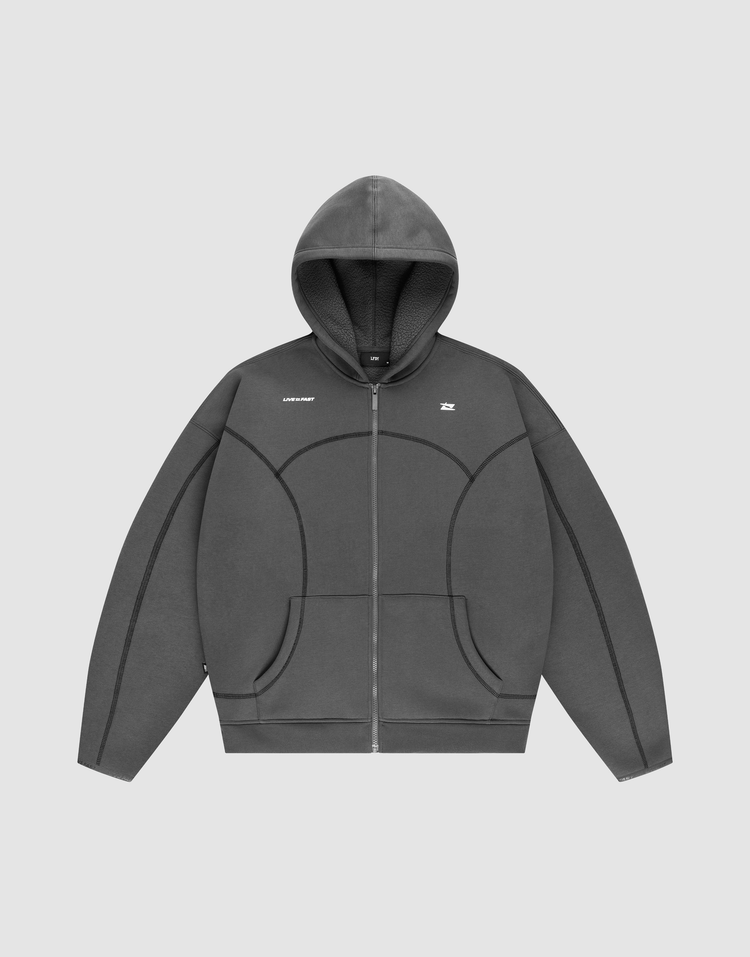 LFDY Active Fleece Hooded Zip