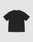 The LFDY Slim Tee by LIVE FAST DIE YOUNG is shown laid flat on a light gray background, displaying the plain black back. The slim fit shirt has no visible designs, logos, or Flag-Label and is made from hochwertige Baumwolle.