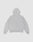 The LFDY Embroidery Hooded by LIVE FAST DIE YOUNG, in plain light gray and Regular Fit with raglan sleeves, is shown laid flat with the back facing up against a white background.