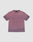 The Live Fast District Tee by LIVE FAST DIE YOUNG is an oversize, short-sleeve crew neck t-shirt in faded mauve-purple with a subtle spray Effekt gradient, shown plain and laid flat on a white background.