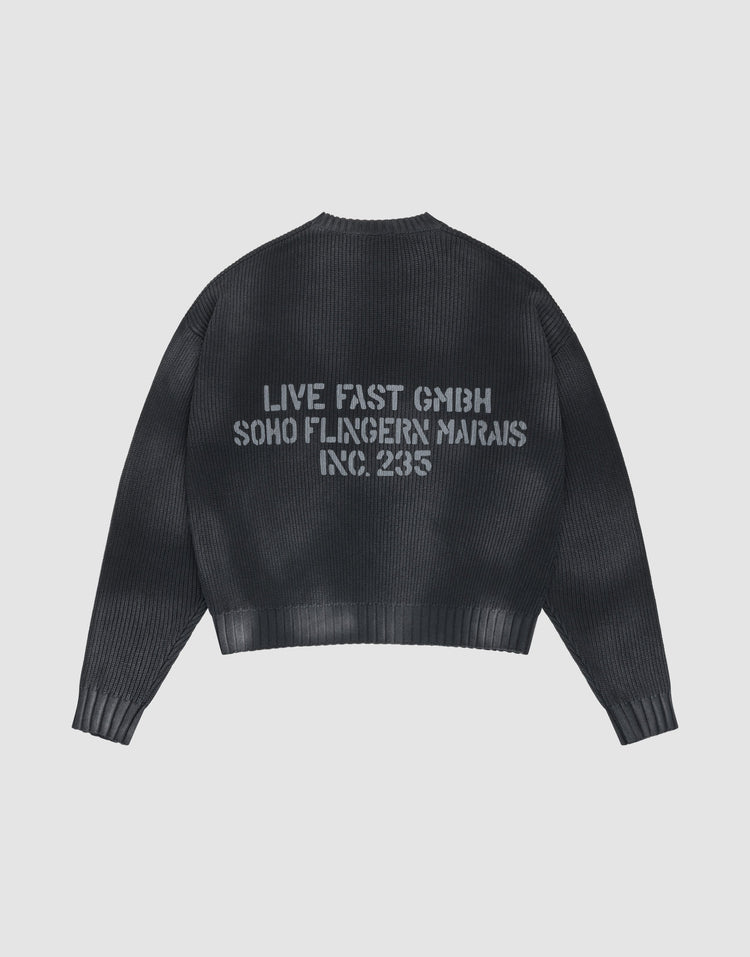 LFDY Washed Knit Sweater