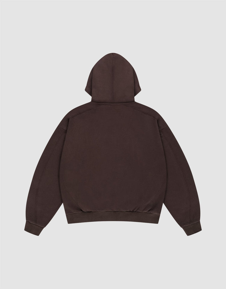LFDY Pleated Hooded Zip