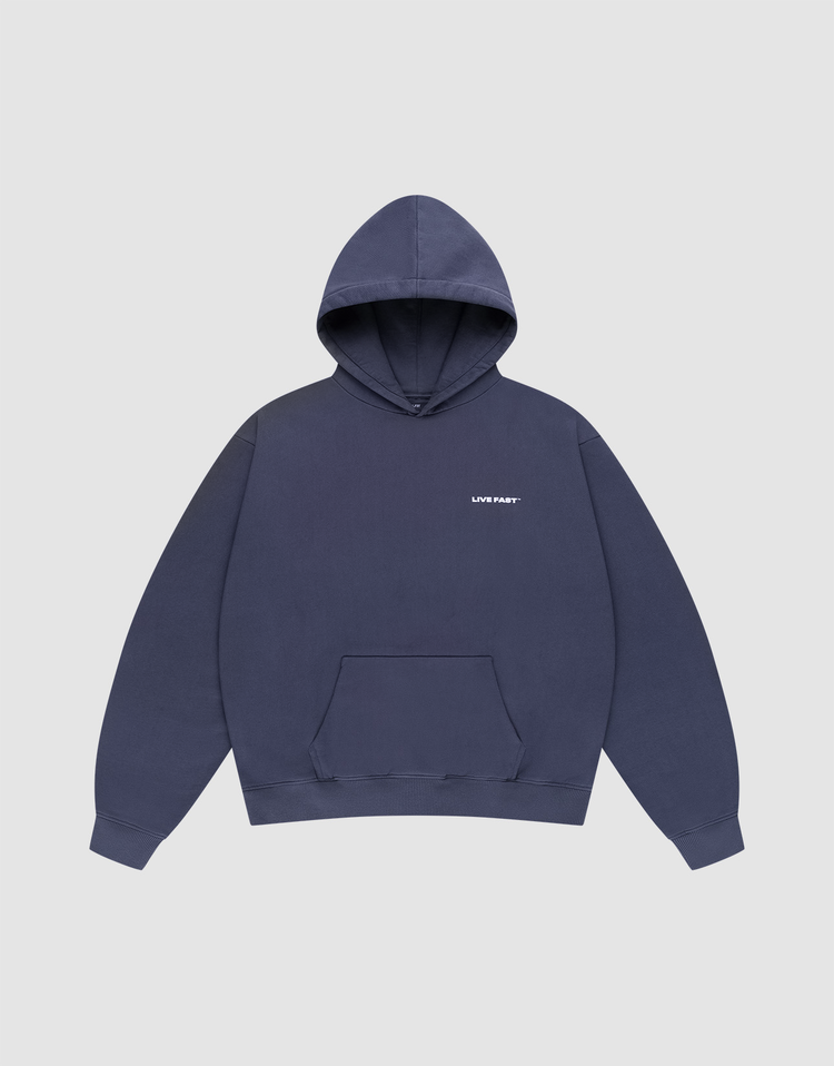 Live Fast Plain Hooded