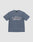 The LFDY Guaranteed Tee by LIVE FAST DIE YOUNG is a blue regular fit short-sleeve t-shirt made from 100% Baumwolle, featuring a bold white front print: Approval GUARANTEED +49 LiveFast, with "GUARANTEED" underlined in red.