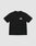 The LFDY Real Ones Tee by LIVE FAST DIE YOUNG is a black, oversize fit, short-sleeve shirt with a small white “The Real Street Real Ones” front graphic. Made from 100% Baumwolle and shown laid flat on a light gray background.