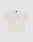 The LFDY Dealership Tee by LIVE FAST DIE YOUNG is an oversized, plain white 100% cotton short-sleeve T-shirt with a small blue and red LIVEFAST graphic on the left chest, shown against a light gray background.