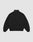 The LFDY Dealership Trackjacket by LIVE FAST DIE YOUNG is a black, long-sleeve jacket with Stehkragen, elastic waistband and cuffs, and a Regular Fit, shown from the back on a plain light gray background.