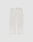 LIVE FAST DIE YOUNG Worker Pants shown flat on a light gray background. These white denim carpenter pants feature a baggy fit, straight legs, subtle distressing, side carpenter pockets, hammer loop, and are made from 100% Baumwolle. | plain