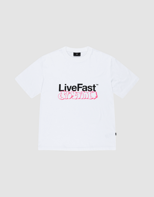 Basic Live Fast Graffiti Tee