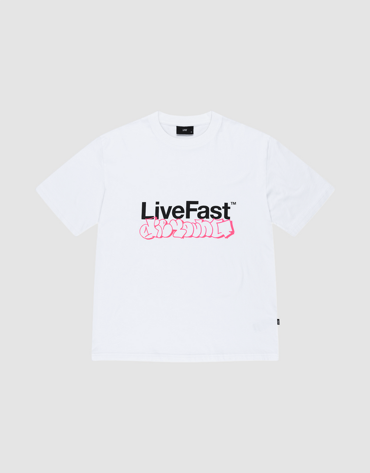 Basic Live Fast Graffiti Tee