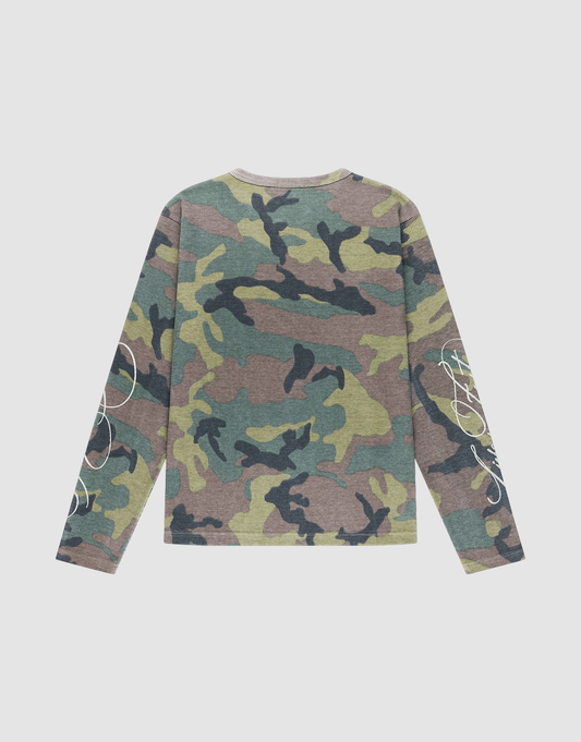 Waffle Camo Longsleeve