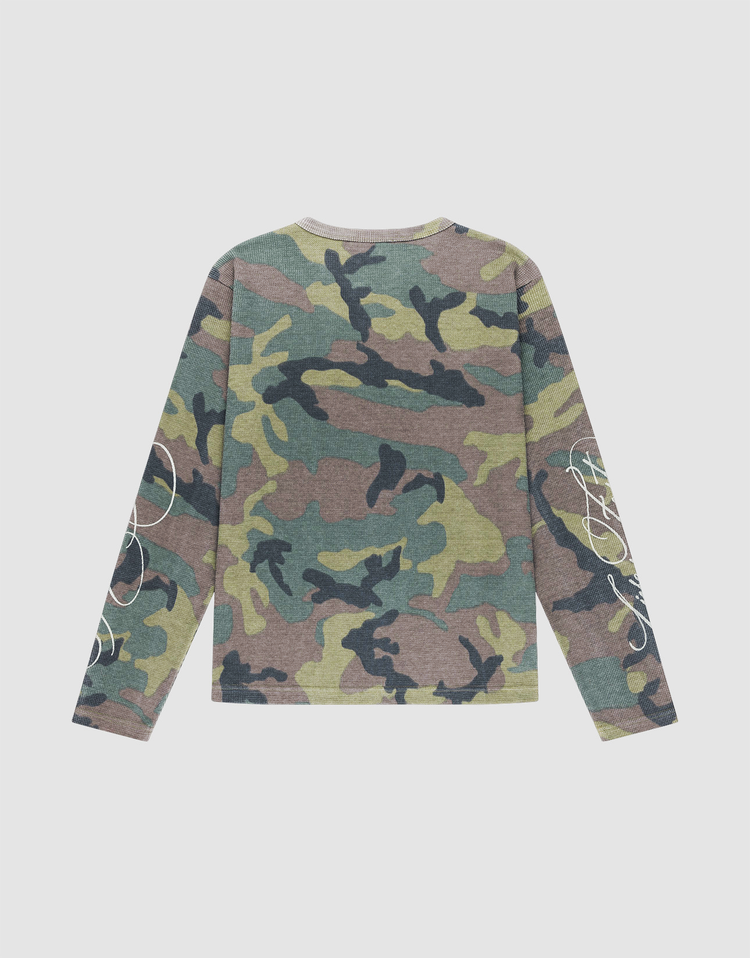 Waffle Camo Longsleeve