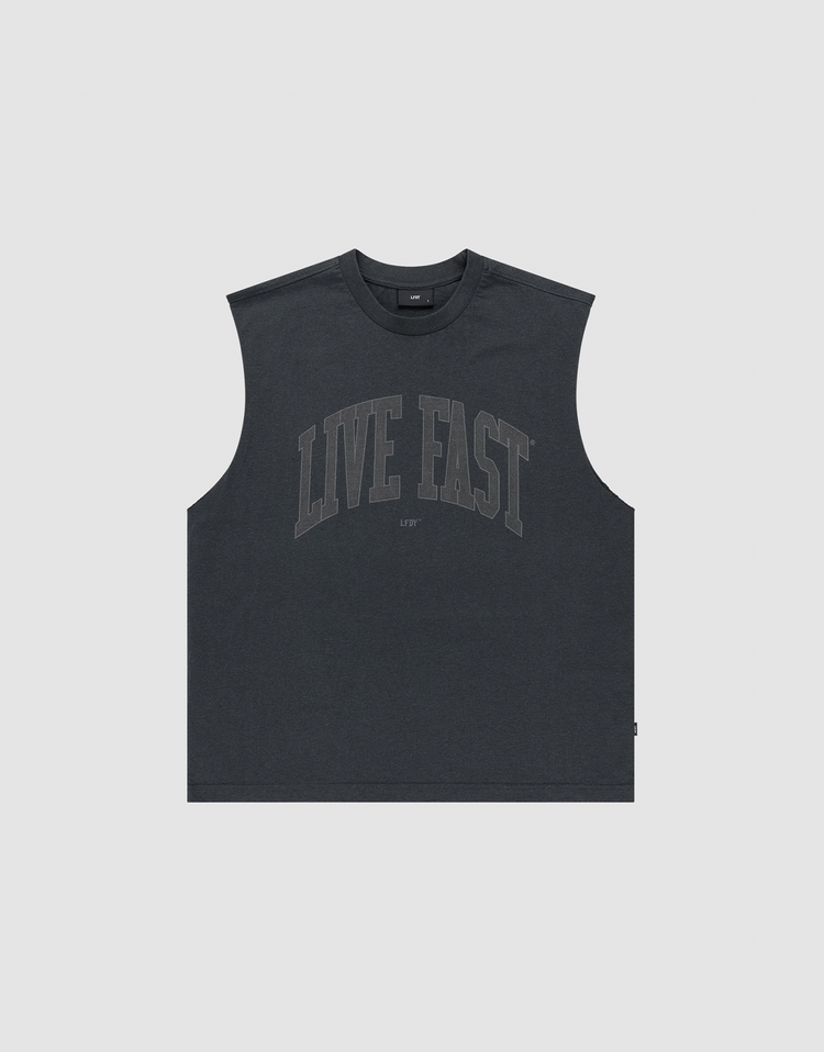 Live Fast College Muscle Shirt