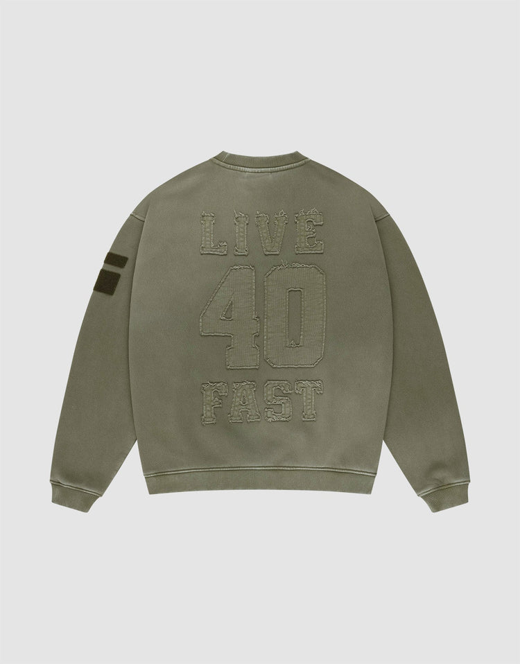 LFDY Jersey Patch Sweater