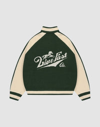 Boxy Knit Zip Jacket