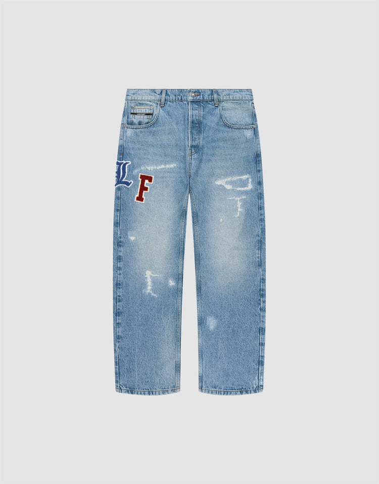 LFDY Patched Straight Denim