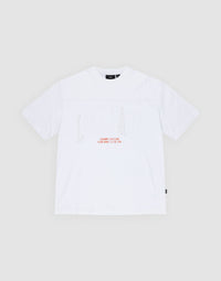 Live Fast Distressed College Tee