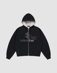 Split Hooded Jacket