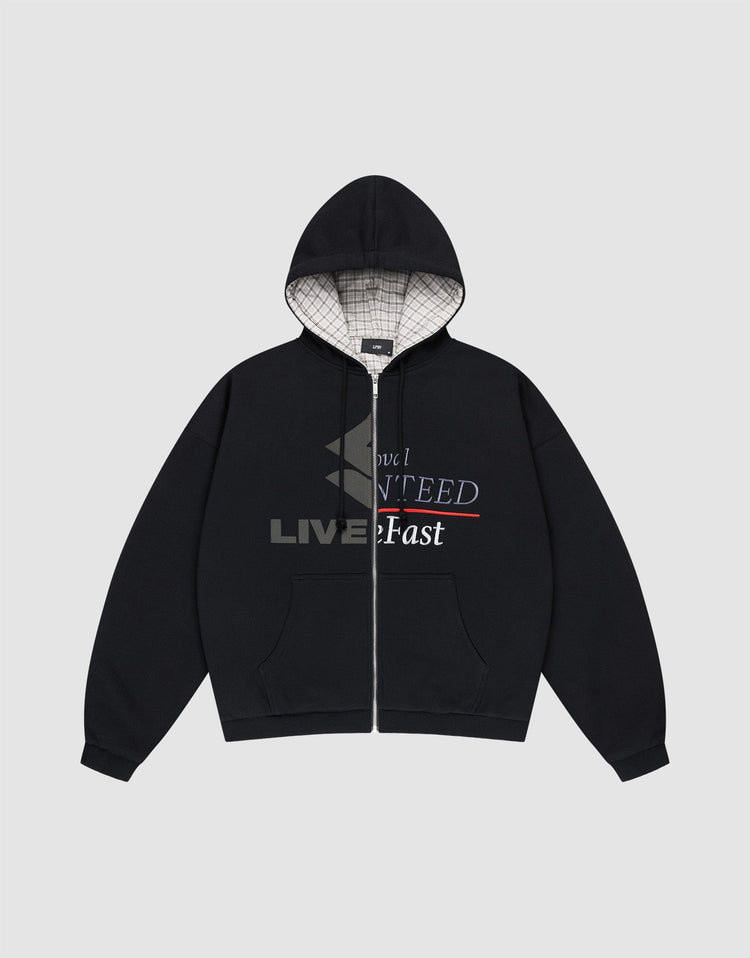 Split Hooded Jacket