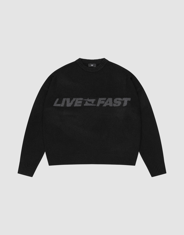 Live Fast Boucle Sweater