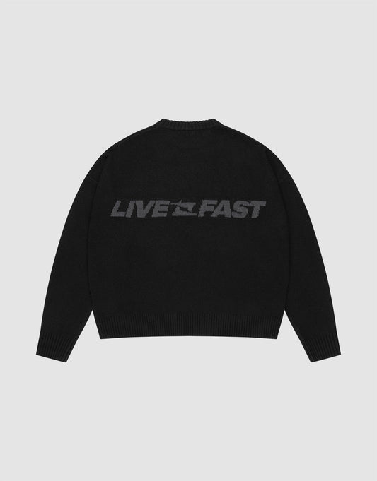 Live Fast Boucle Sweater