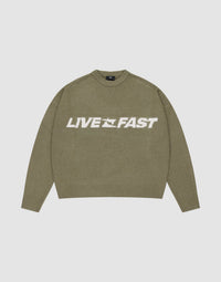 Live Fast Boucle Sweater