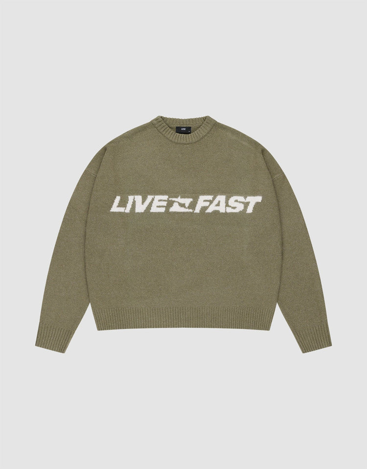 Live Fast Boucle Sweater