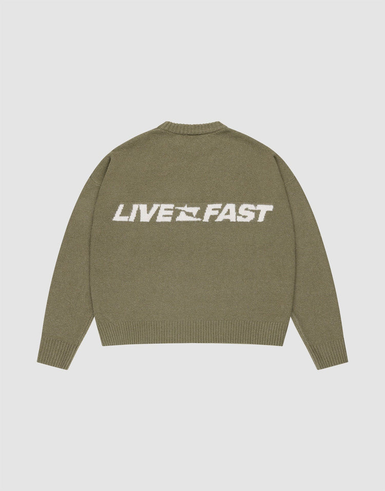Live Fast Boucle Sweater