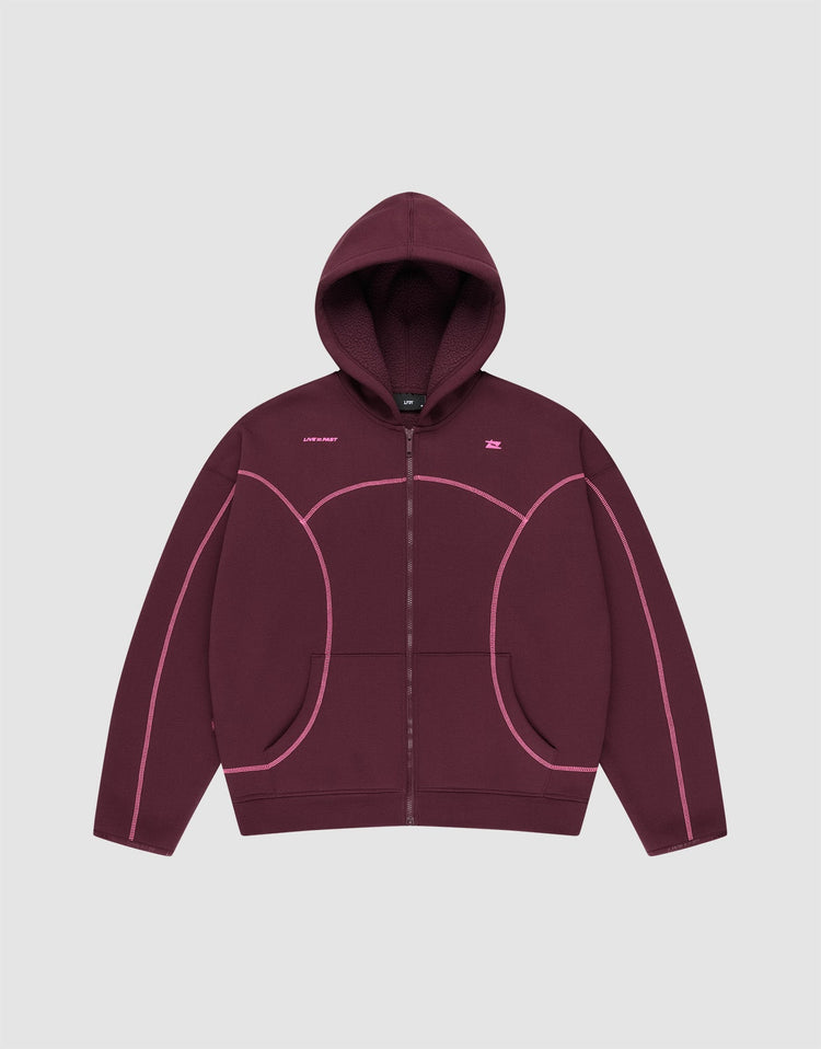 LFDY Active Fleece Hooded Zip