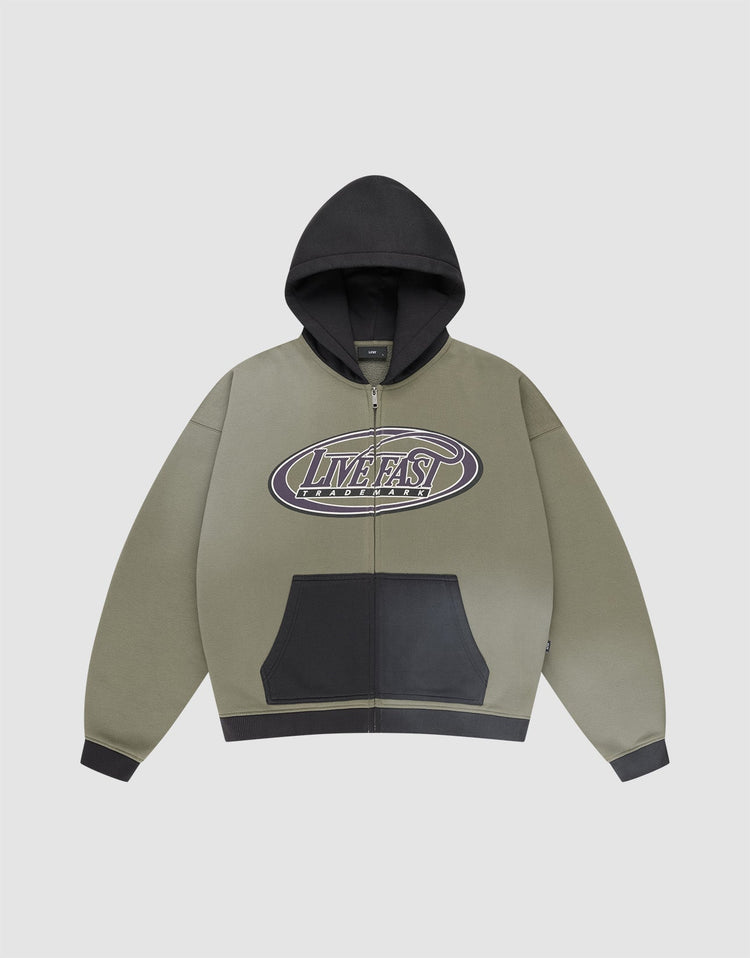 LFDY Two Tone Ellipse Hooded Zip