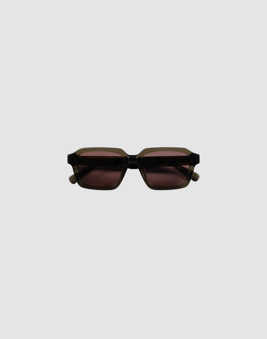 The LFDY Forma rectangular black sunglasses by LIVE FAST DIE YOUNG feature dark tinted lenses, displayed against a plain light gray background.